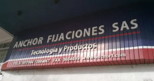 ANCHOR FIJACIONES SAS BOGOTÁ ANCHOR FIJACIONES SAS BOGOTÁ